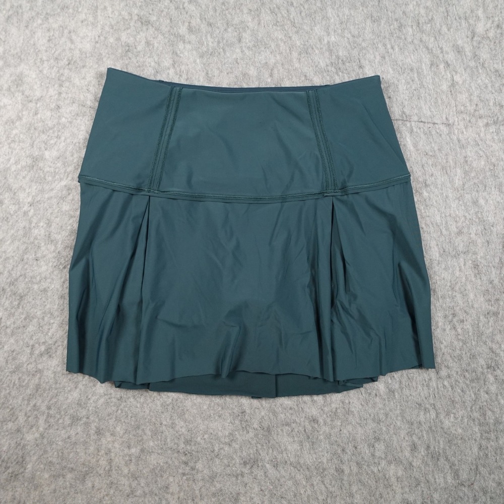 Lululemon Skirt Women 4 Tall 15" Teal Lost in Pace Pleated Running Tennis Skort